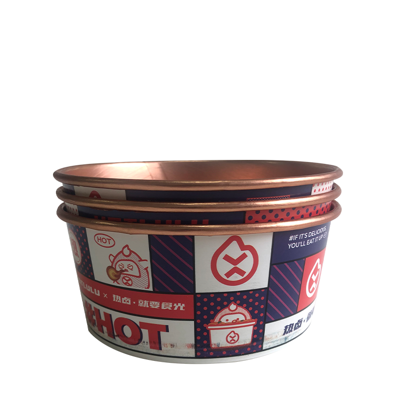 وعاء ورقي فضي للوجبات الجاهزة سعة 1000 مل