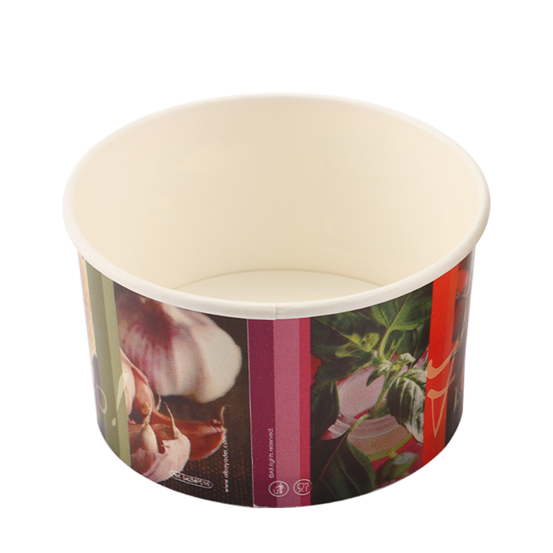 كوب ورقي للآيس كريم قابل للتحلل البيولوجي سعة 12 أونصة