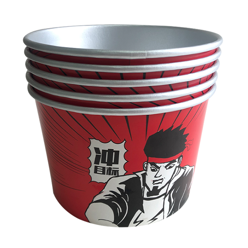 وعاء سلطة من ورق الألمنيوم للتدفئة سعة 1500 مل