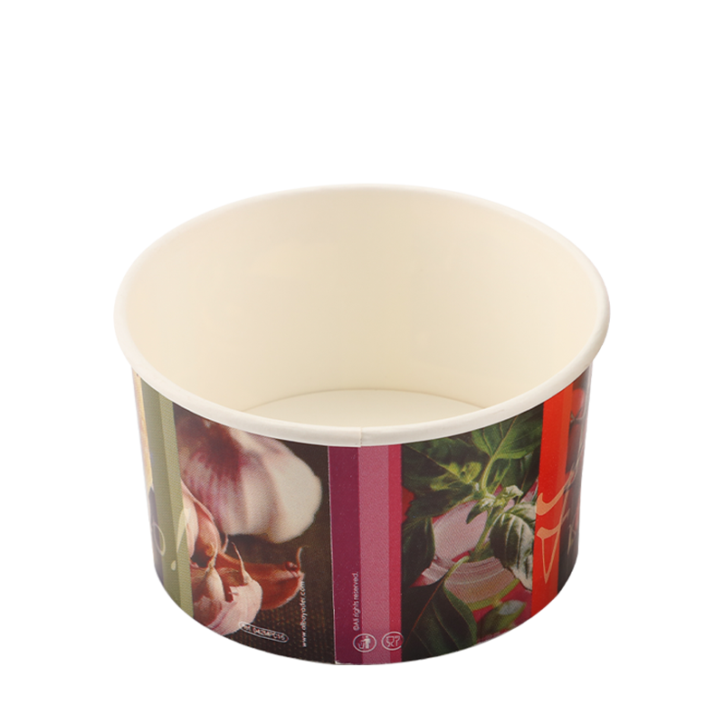 كوب ورقي للآيس كريم PLA سعة 6 أونصة