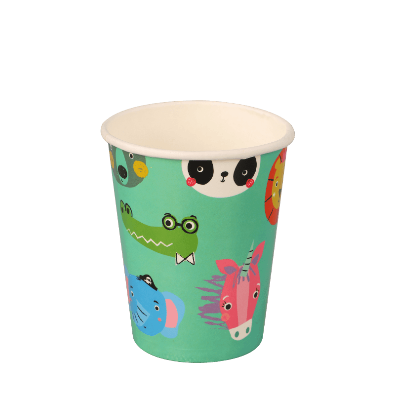 أكواب ورقية لشرب القهوة الباردة قابلة لإعادة التدوير بسعة 10 أونصة